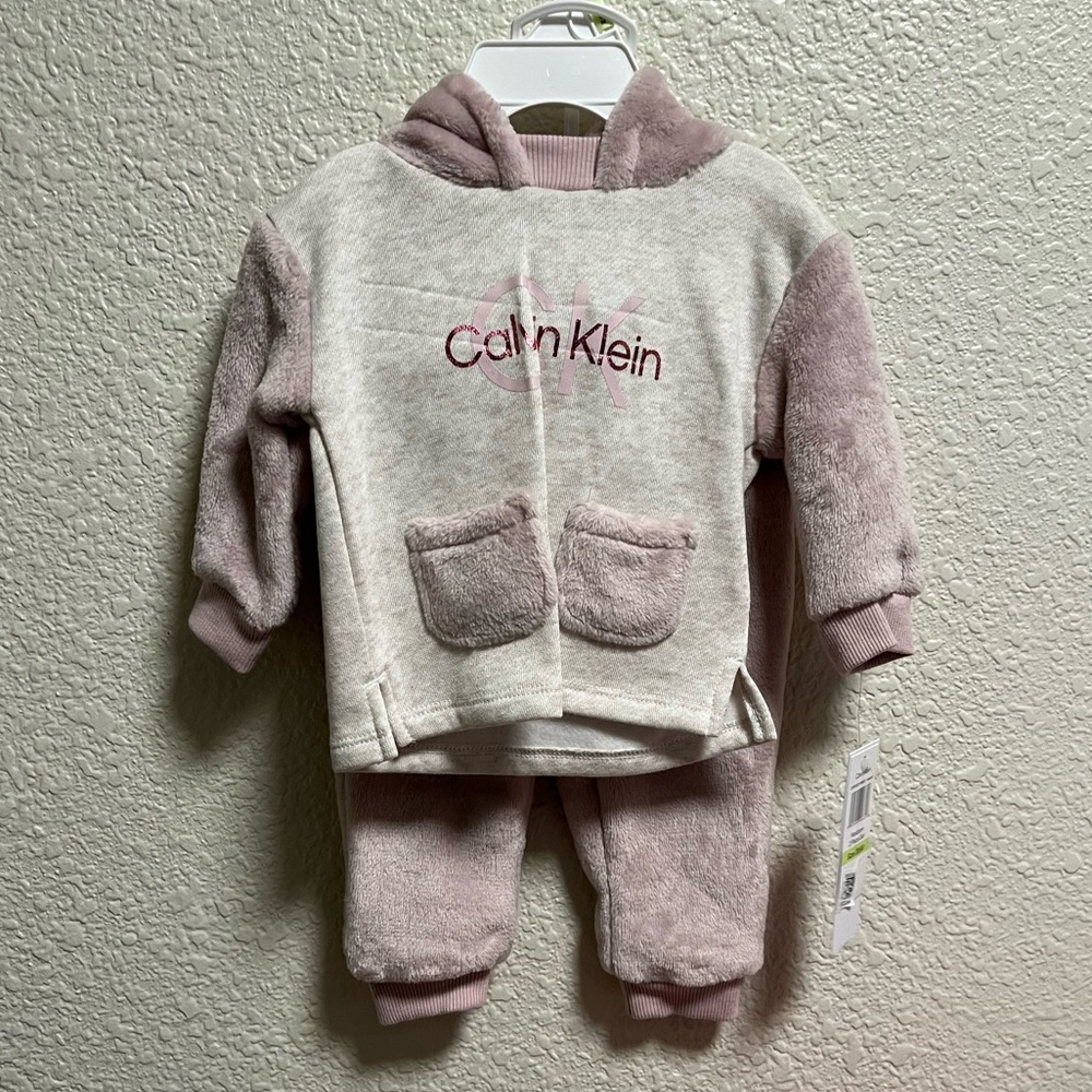 Calvin Klein purple tracksuit
